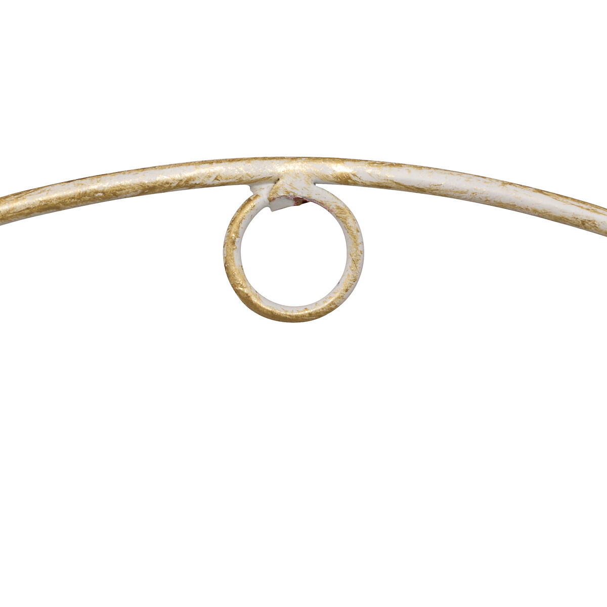 Florero TINO de metal blanco 34cm