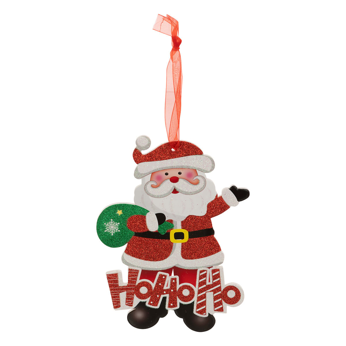 Adorno navide&ntilde;o Pap&aacute; Noel hohoho 20cm 