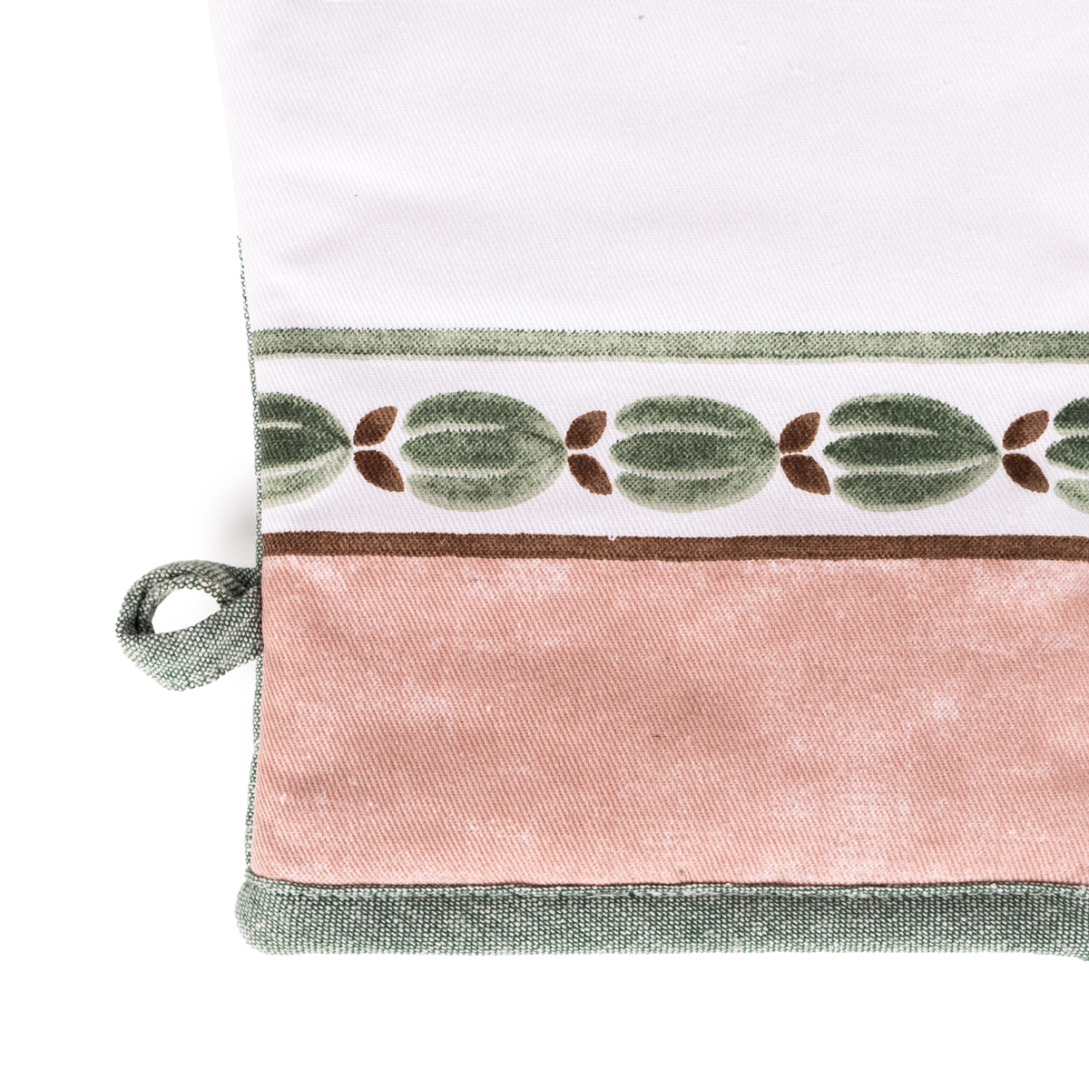 Set de manopla y agarrador de cocina verde
