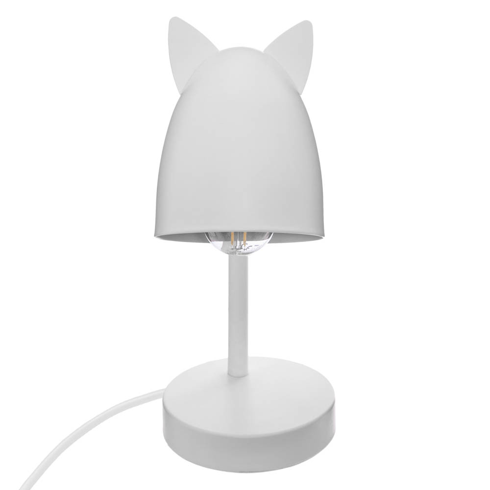 Candeeiro De Mesa Orelhas Branco