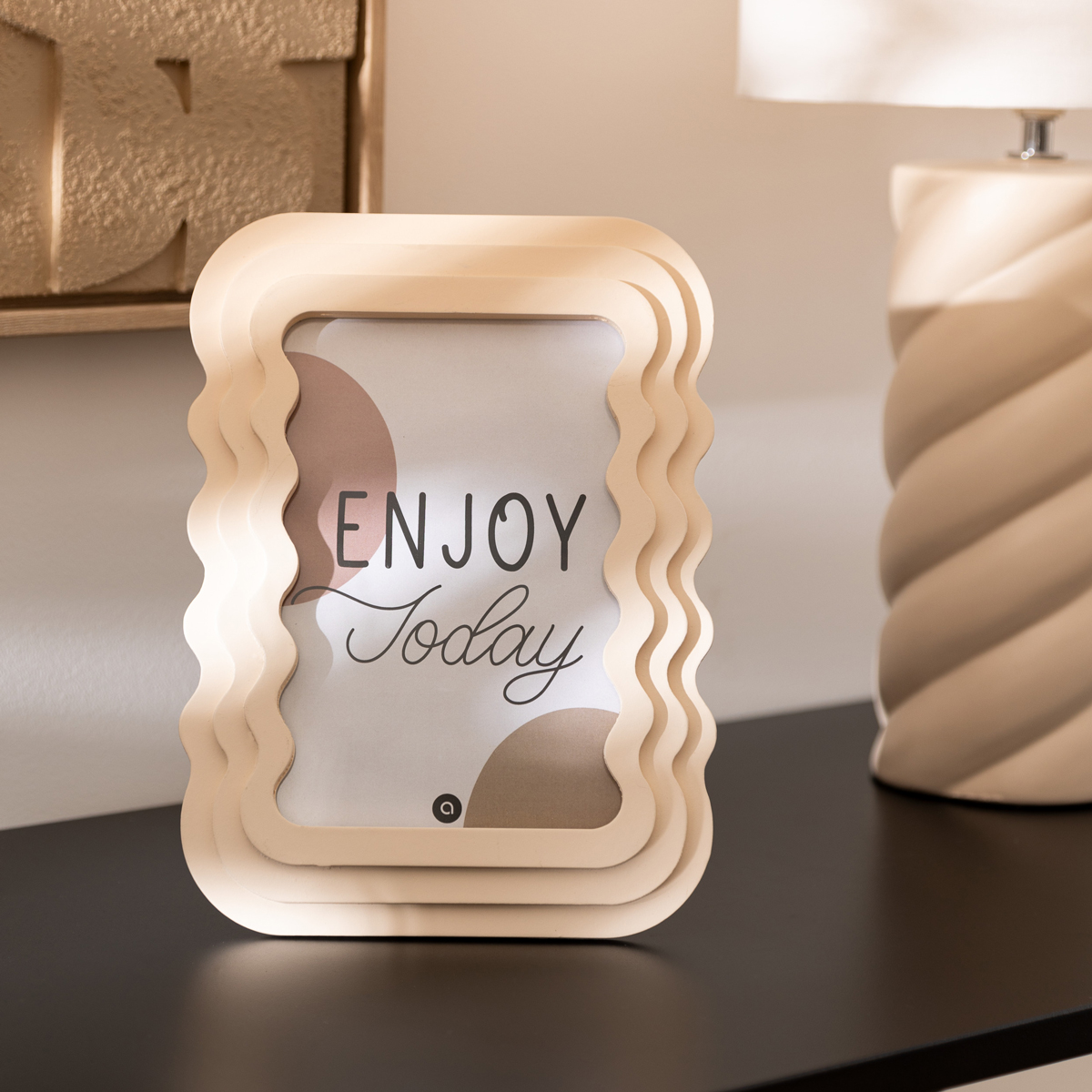 Marco mdf blanco 13x18cm KELLY 
