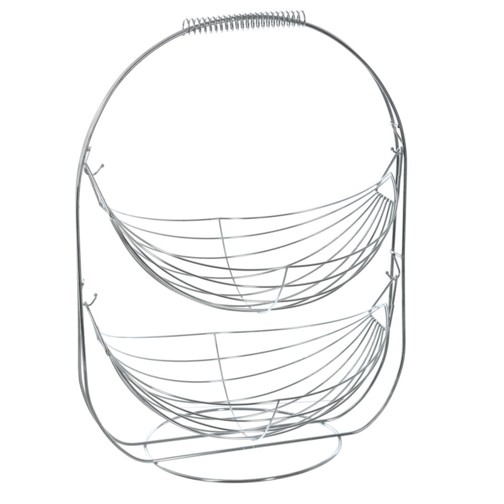 Frutero Metálico Con 2 Niveles  