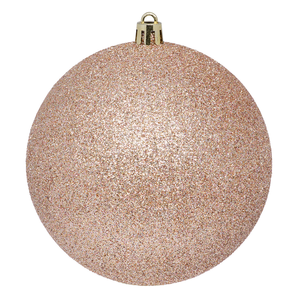 Set 4 bolas de Navidad champ&aacute;n 10cm 