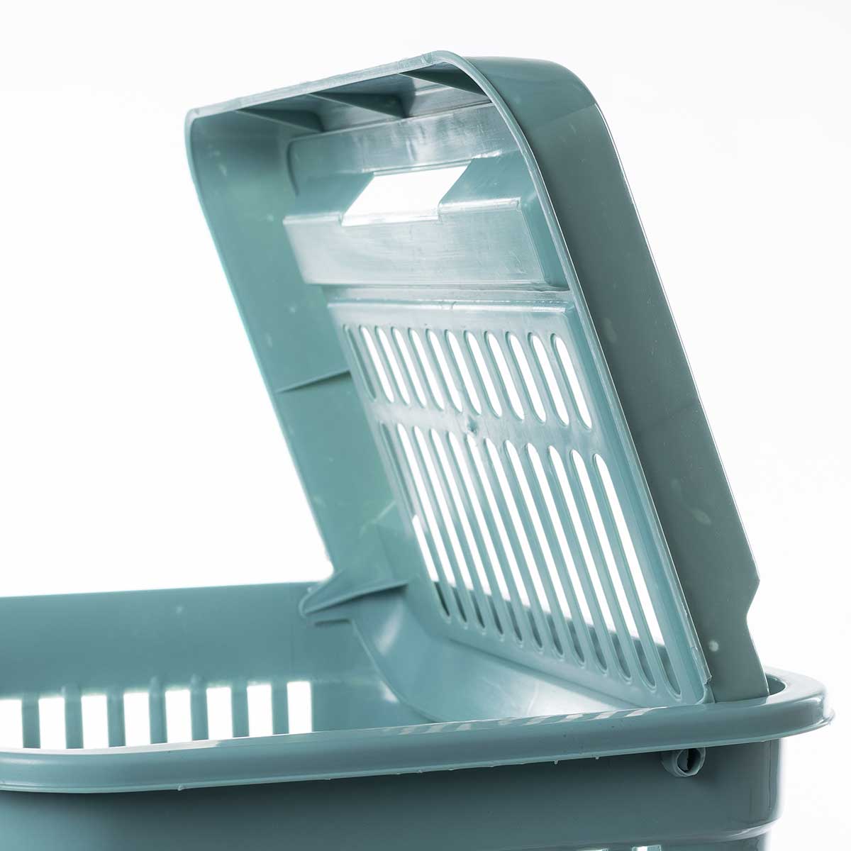 Cesto para colada wc azul SAND con tapa