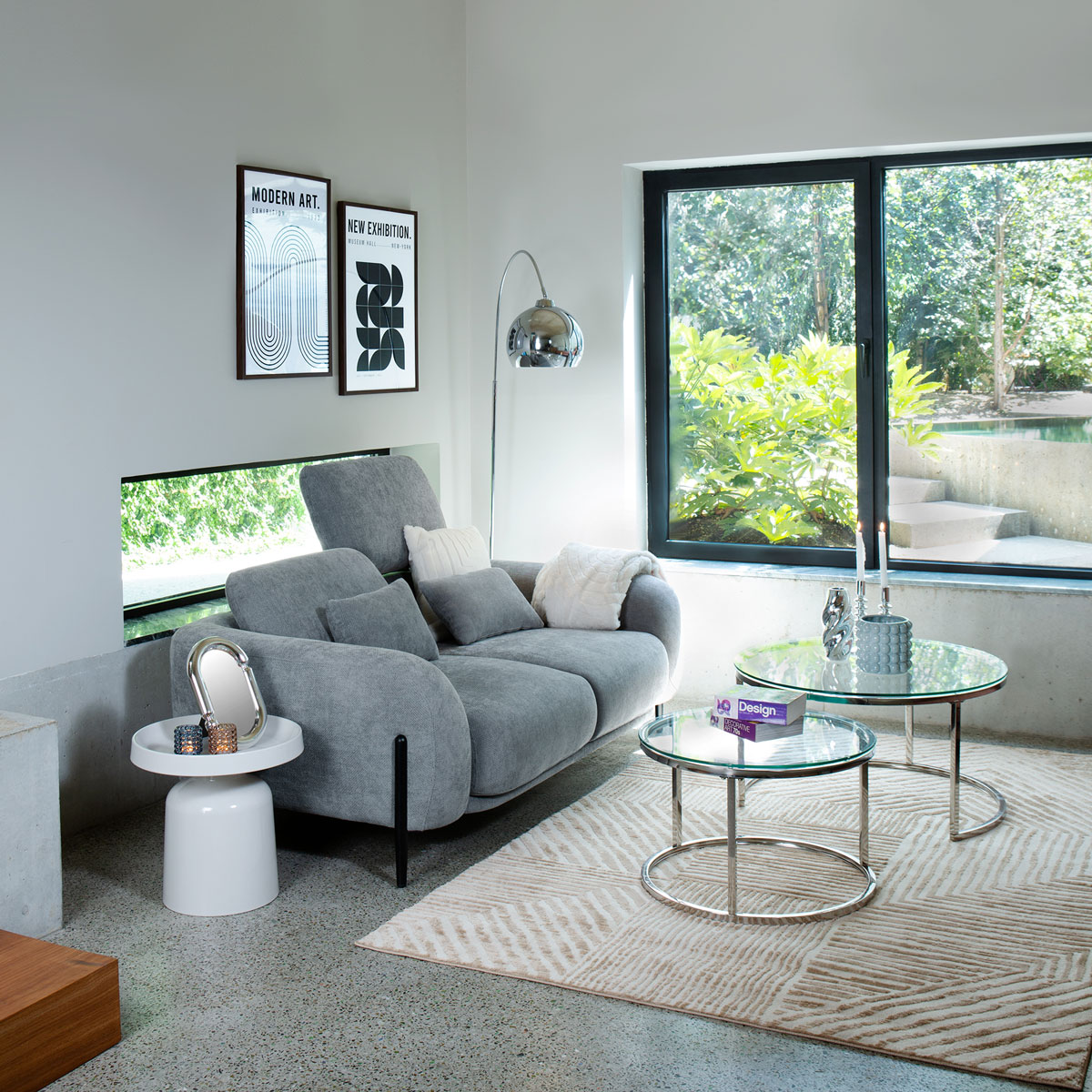 Sof&aacute; THIS gris 2 plazas