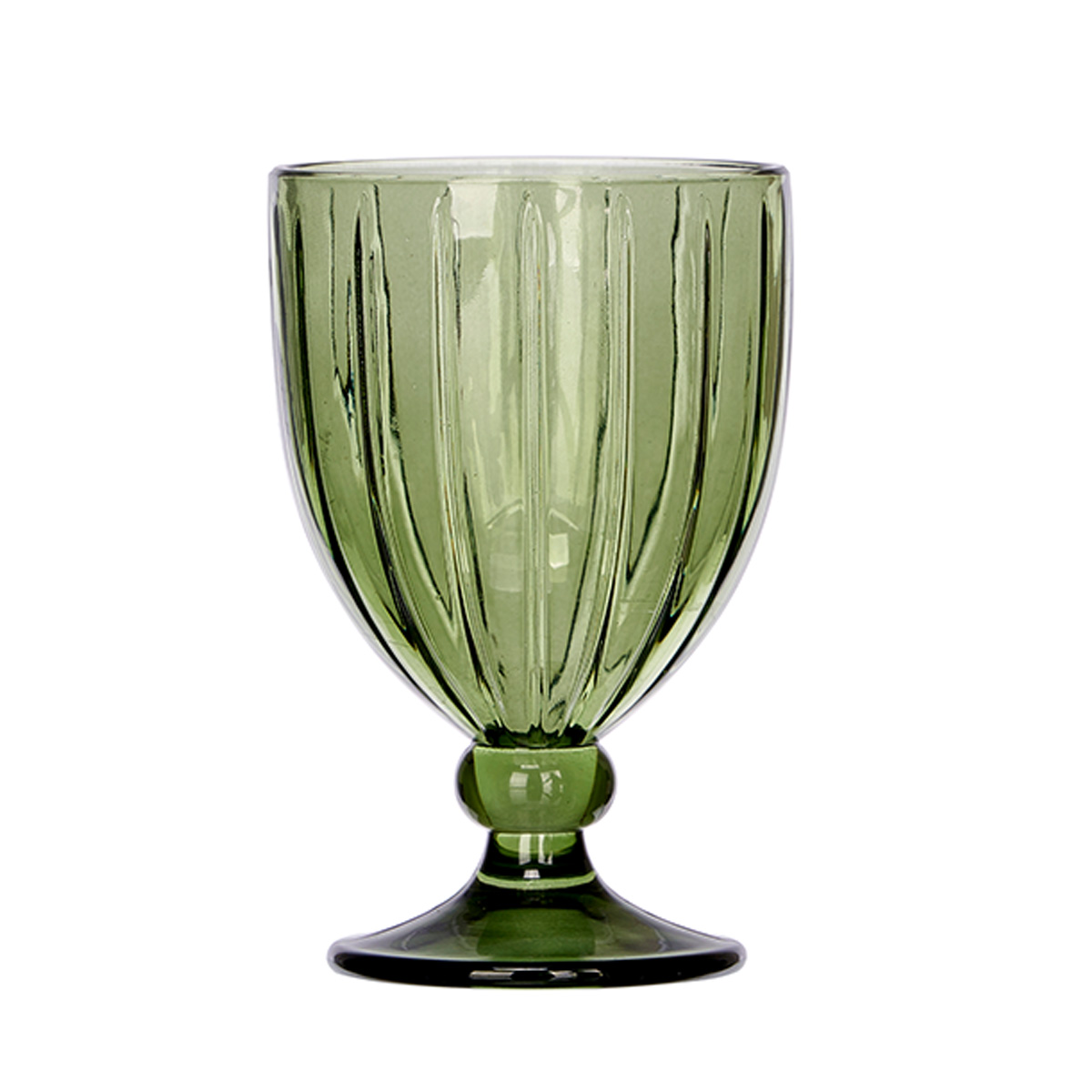 Copa de vino rayas 310 ml de vidrio