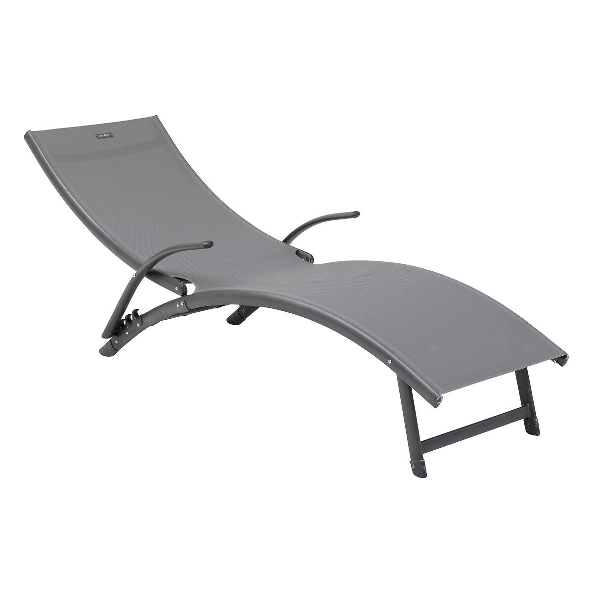 Tumbona SAMBA gris antracite y graphite