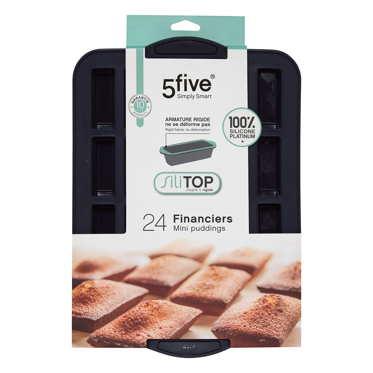 Forma em silicone para 20 biscoitos