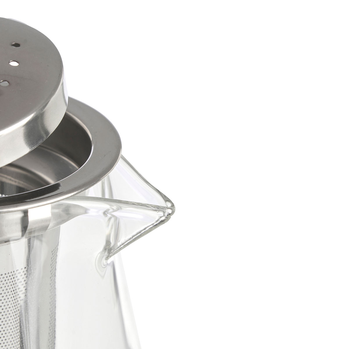 Tetera Transparente Con Filtro 80cl