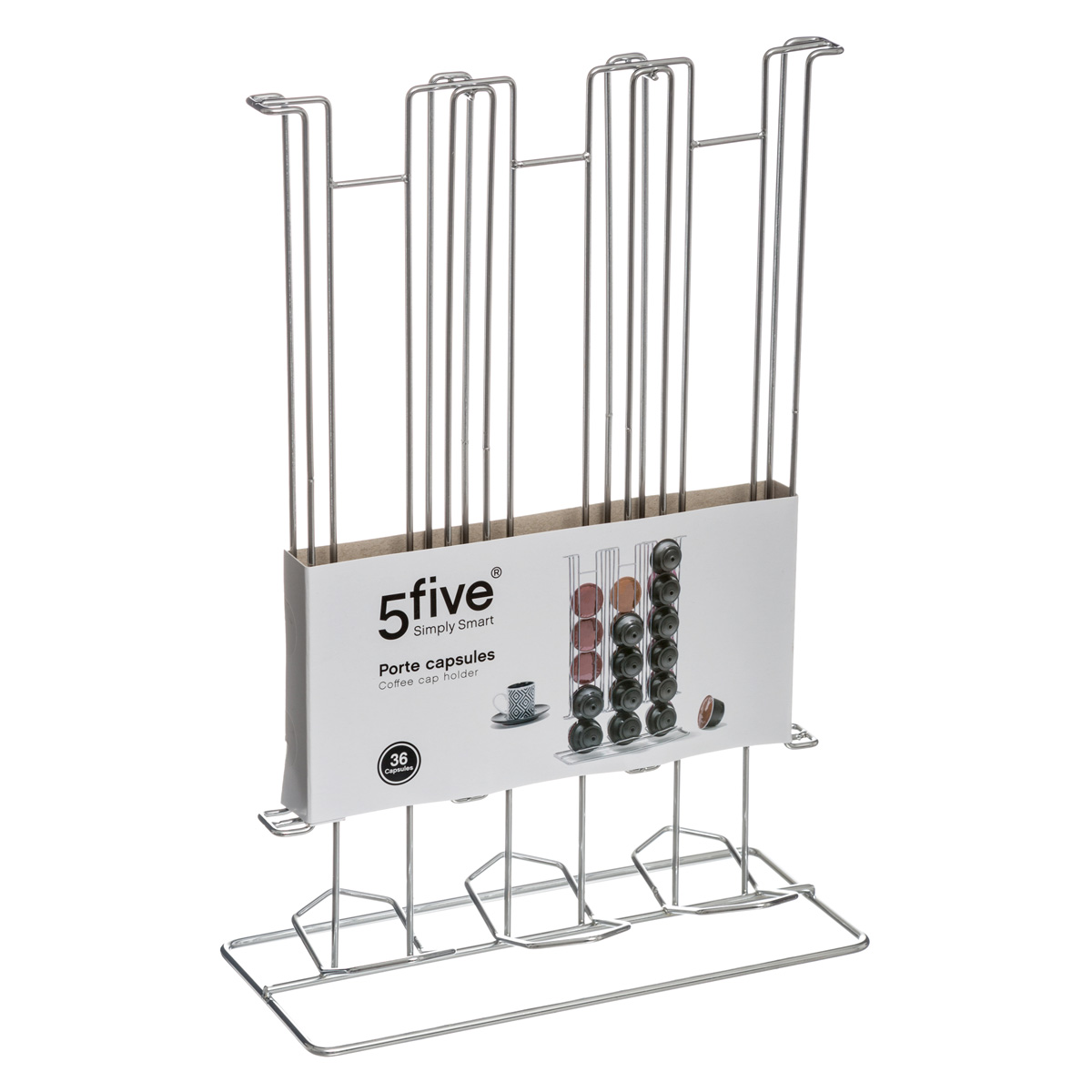 Portac&aacute;psulas De Caf&eacute; Met&aacute;lico 36 Pzas 