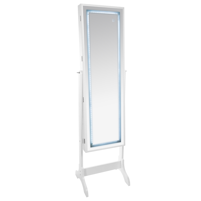 Mueble joyero con espejo led