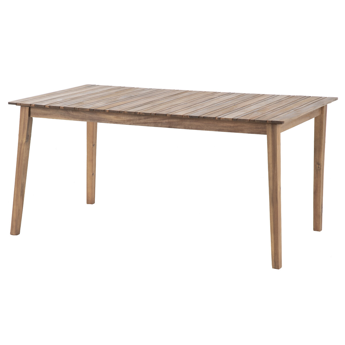 Mesa TIWI marrón de madera acacia 6 personas