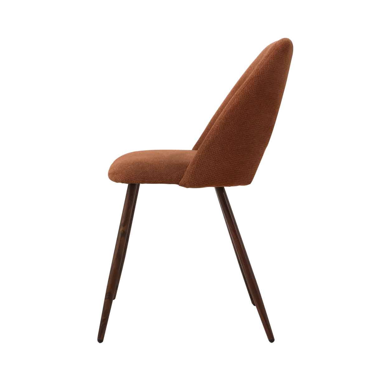 Silla FRESNO de tejido terracota