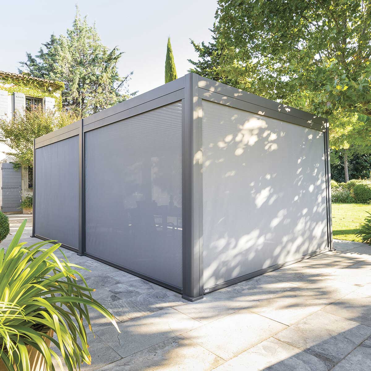 Estore Para P&eacute;rgula &Eacute;vora Cinza Graphite 3,6x3,6M