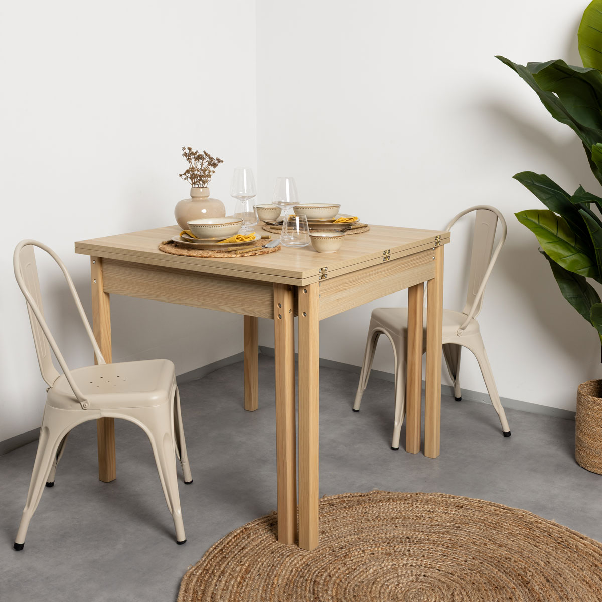 Mesa De Cozinha Extensível Em MDF 180cm