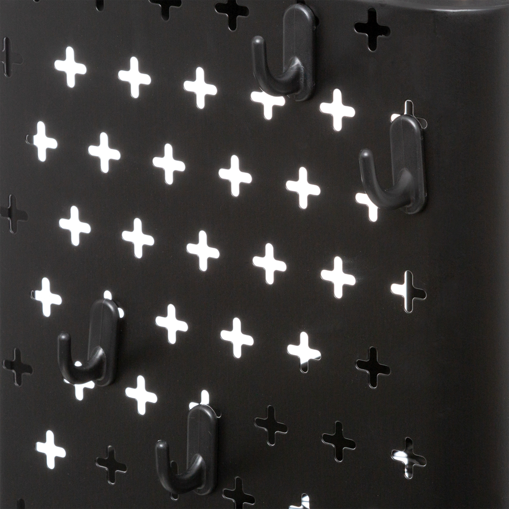 Carrito Auxiliar Metálico Negro