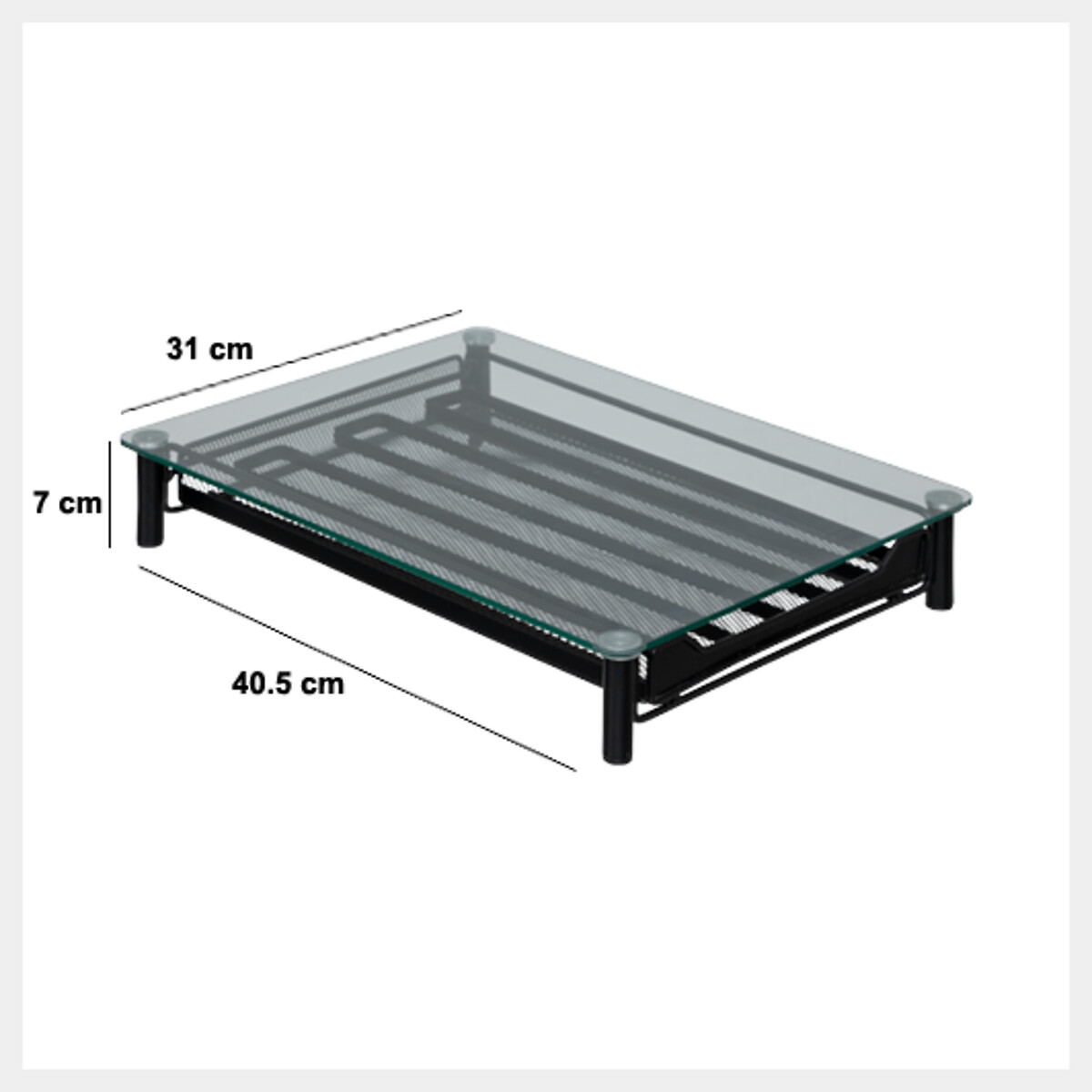 Soporte met&aacute;lico negro para 60 c&aacute;psulas de caf&eacute;