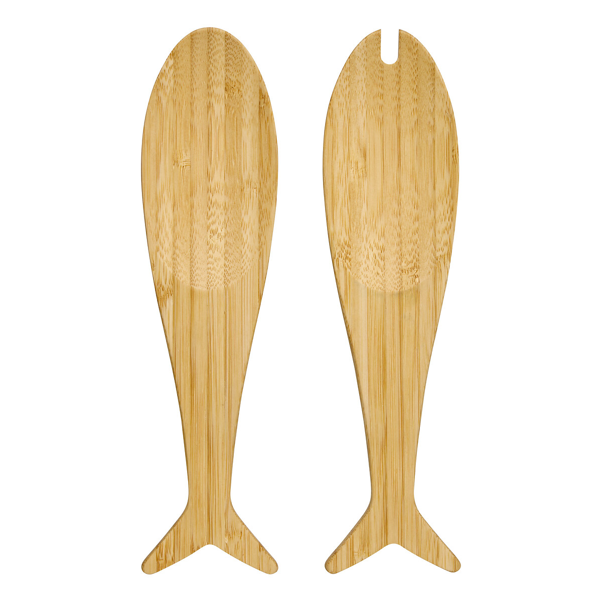 Set de 2 cubiertos para ensalada de bamb&uacute;