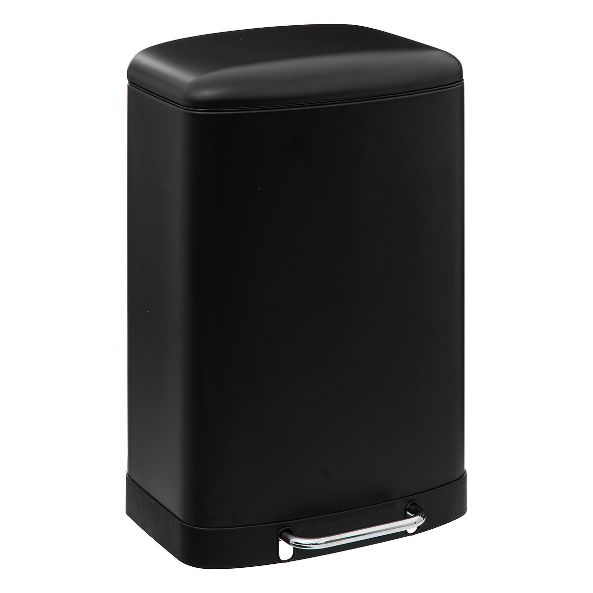 Balde Do Lixo Ariane Preto Com Pedal 50L