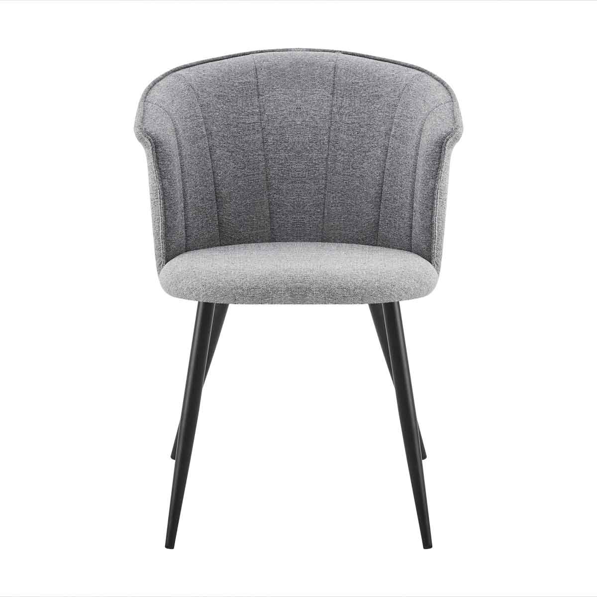 Silla LOLA gris de tela