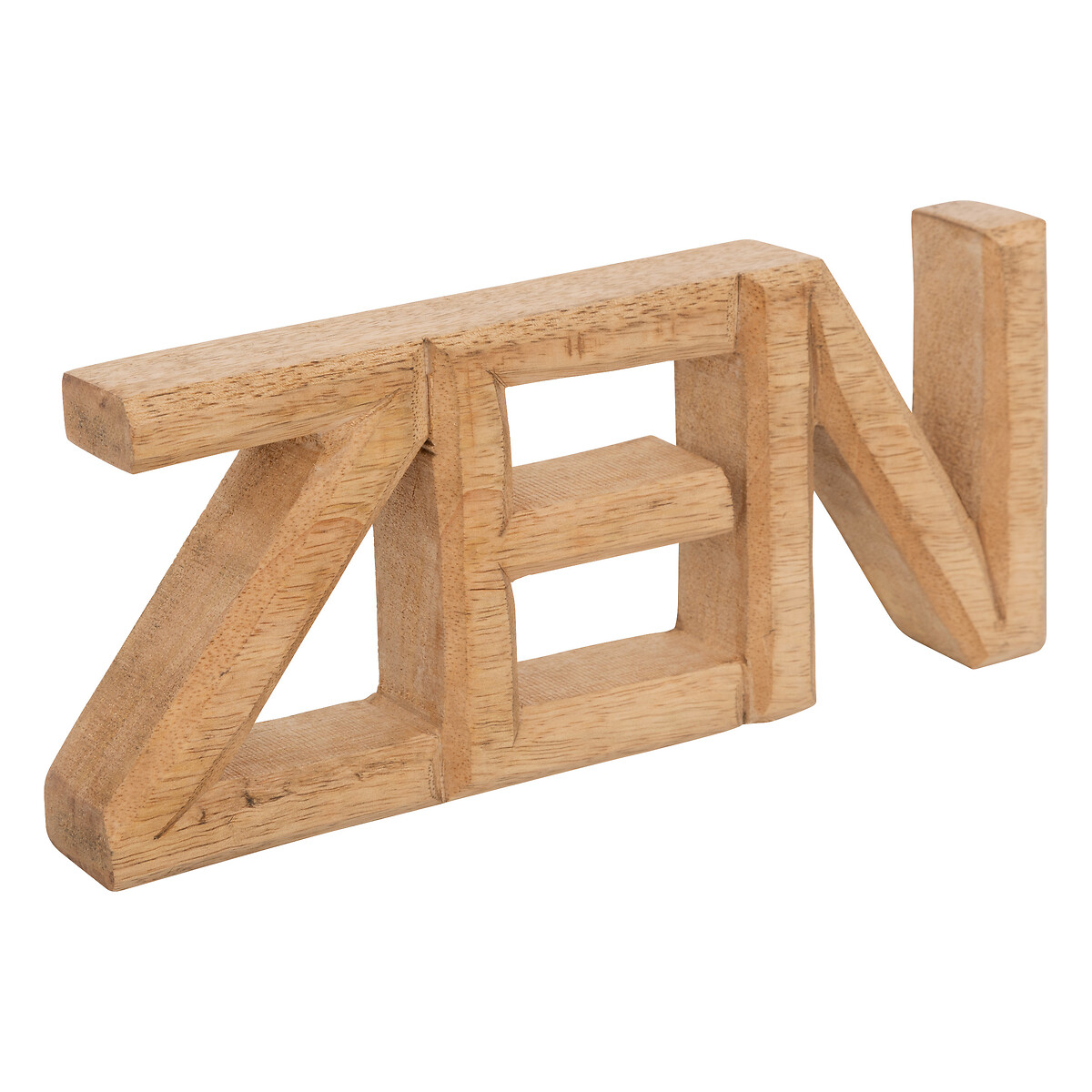 Palabra Decorativa de Madera Zen