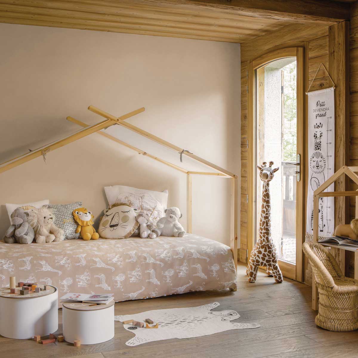 Peluche Jirafa Safari XL 23x40x100Cm