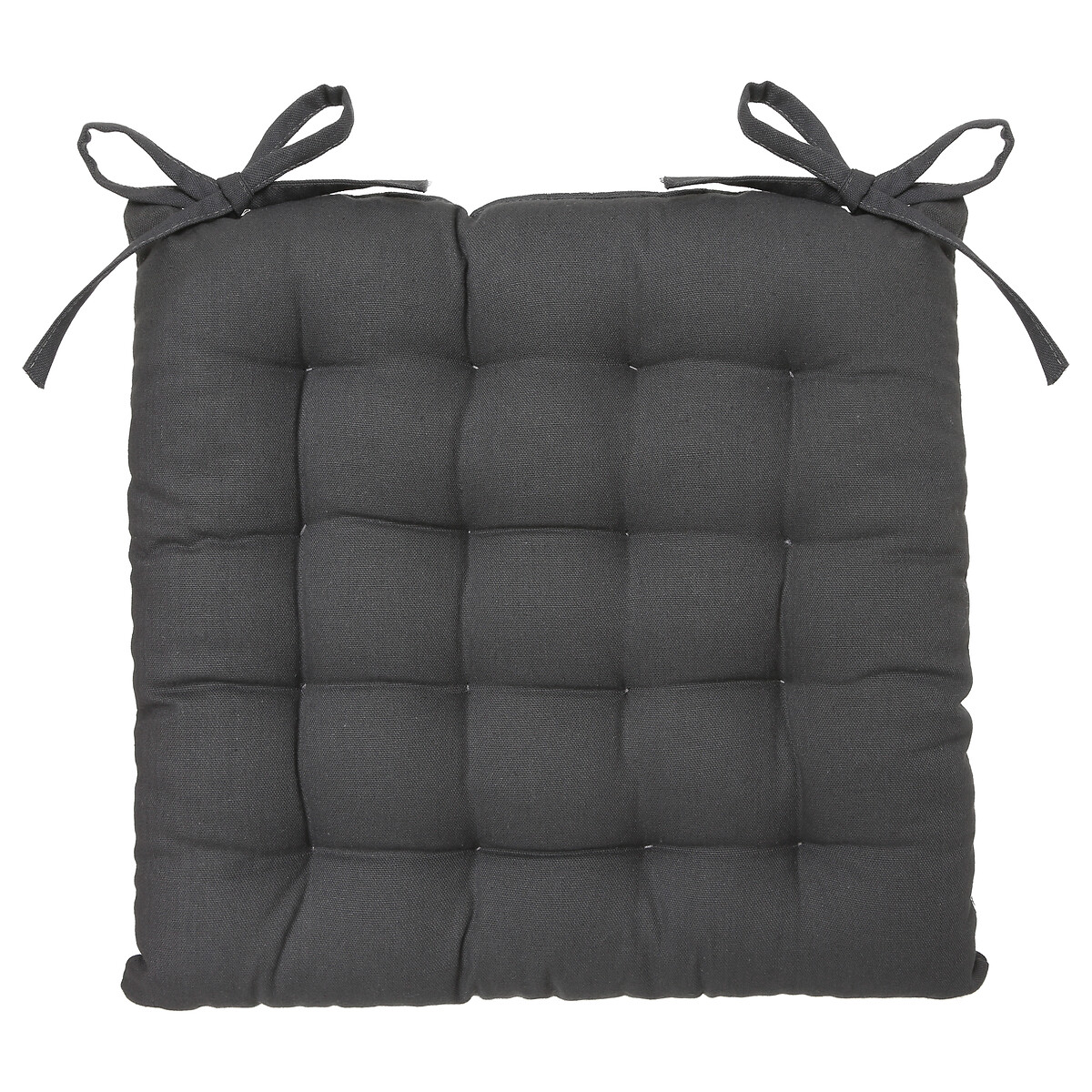 Coxim Cinza Escuro Em Algod&atilde;o 38x38cm
