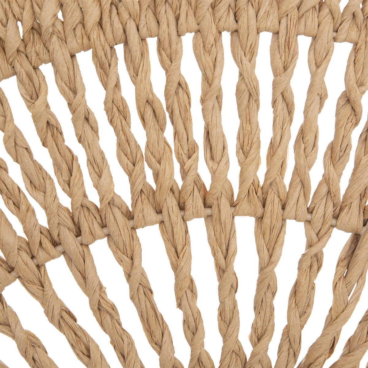 Plato Decorativo De Corda Beiga Sea View 76cm 