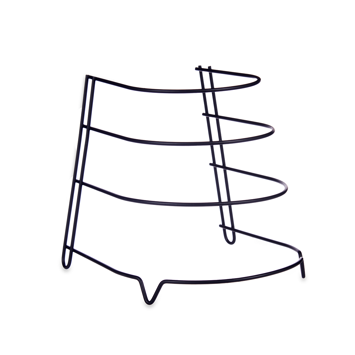 Organizador Para Sartenes Negro Met&aacute;lico