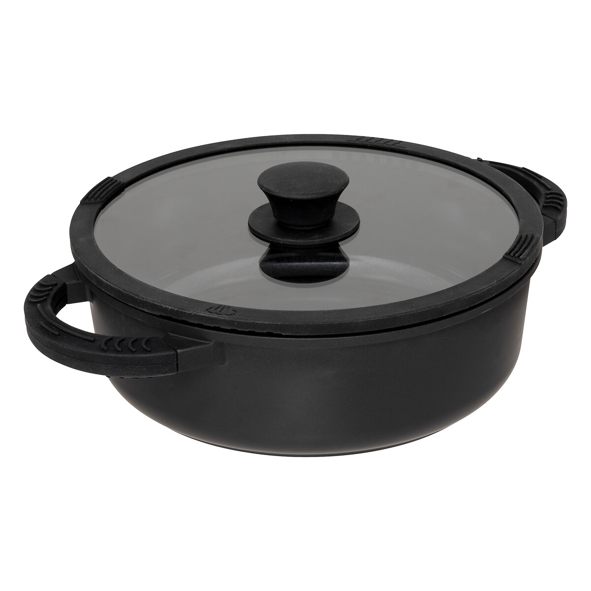 Bater&iacute;a de cocina 3 piezas negro 24cm