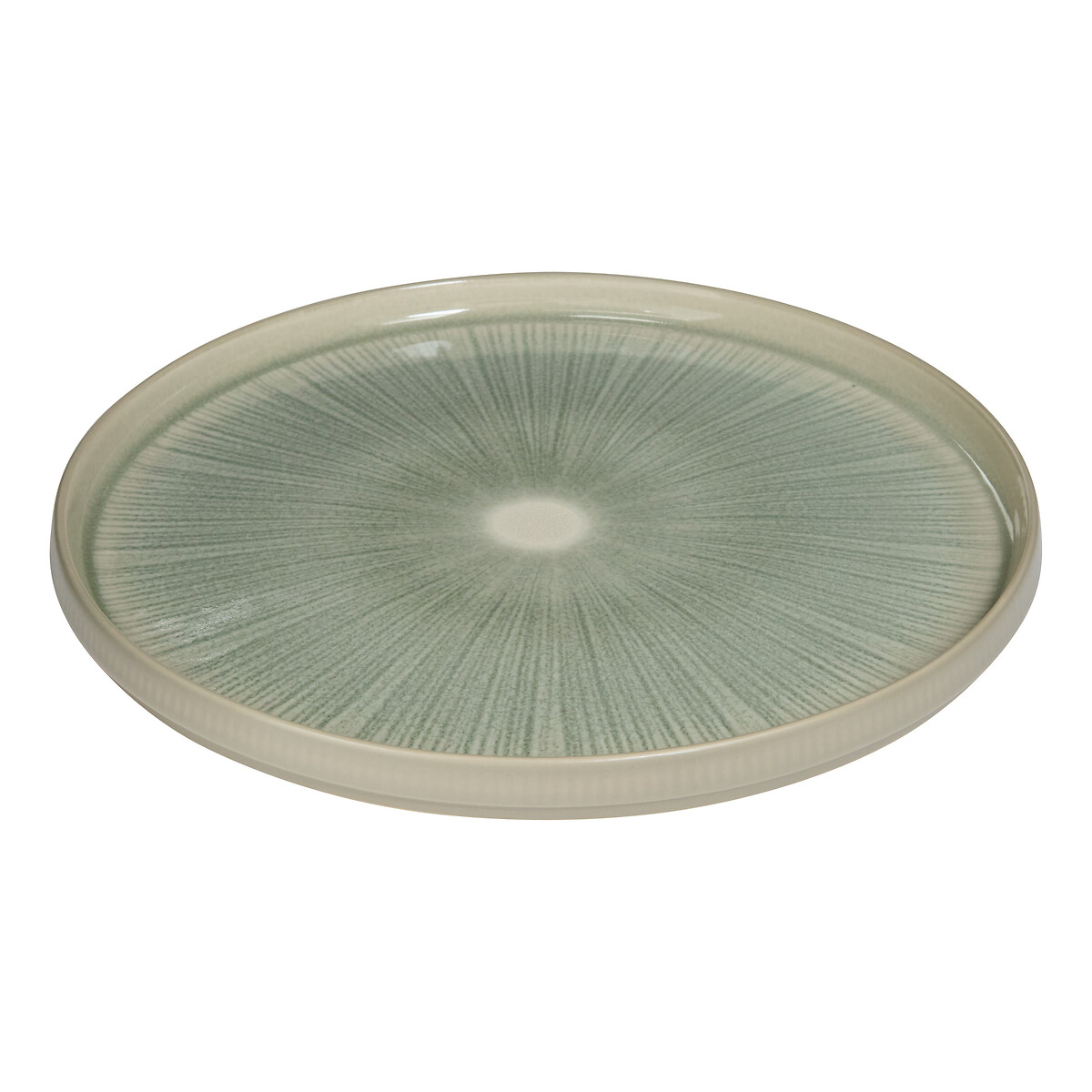 Plato llano EVA verde 27cm