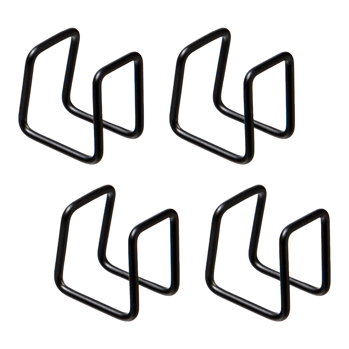 Set 4 Clips Metálicos Para Estante Mix