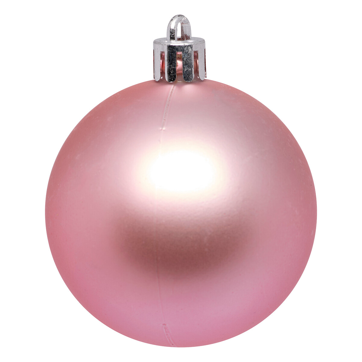 Set 25 bolas de Navidad rosa 6cm 