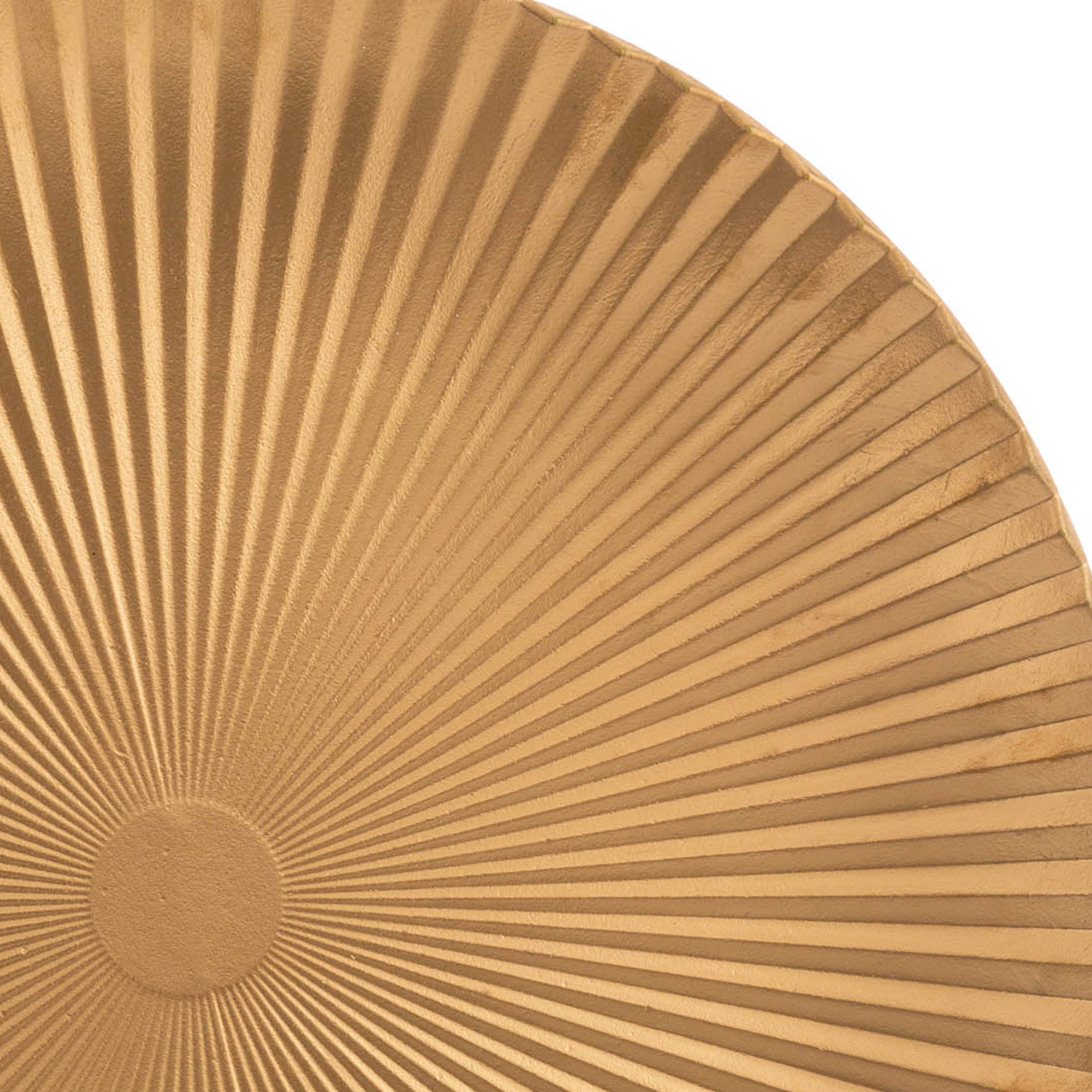 Centro De Mesa Jungle Electro Dorado Con Relieve 4