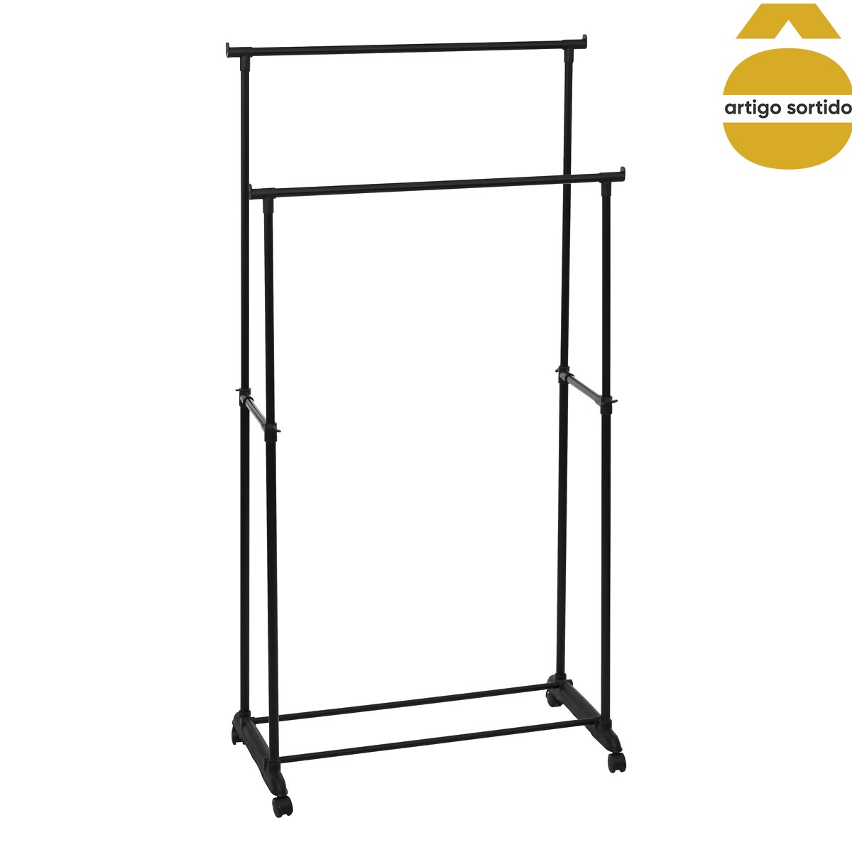 Cavalete De Dupla Barra Regul&aacute;vel 160cm