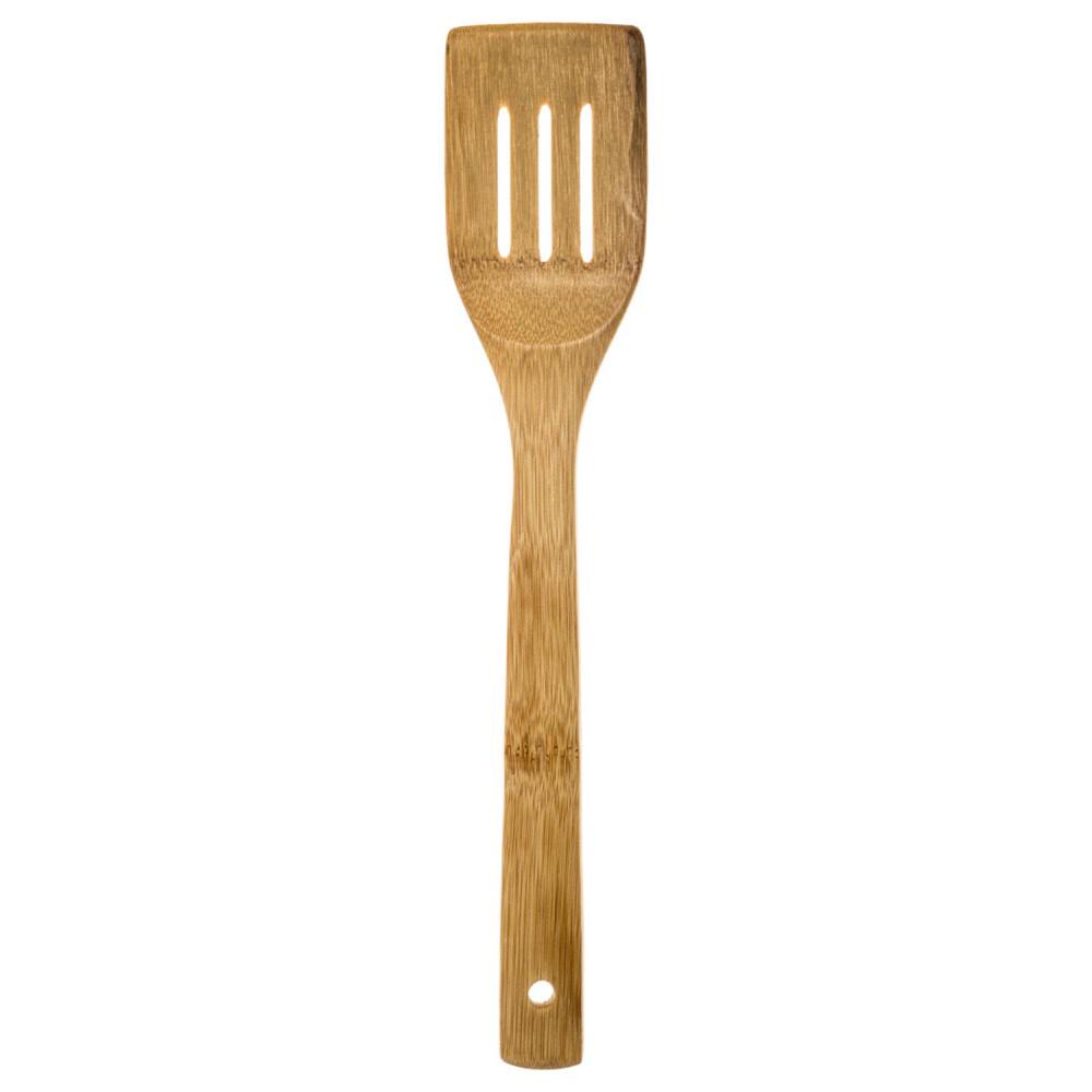 Conjunto De 4 Utens&iacute;lios Em Bambu Com Suporte