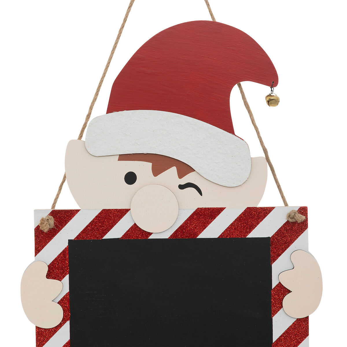 Elfo Adorno navide&ntilde;o con pizarra 50cm 