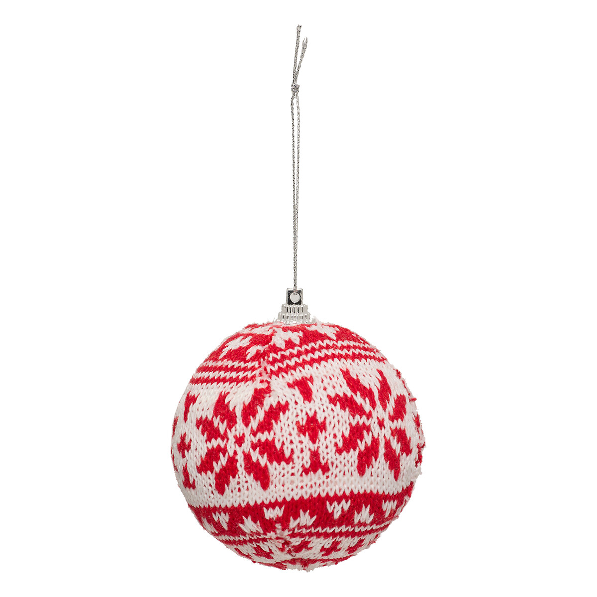 Bola de Navidad con copos de nieve SKI 8cm | | hôma, image size:1200x1200