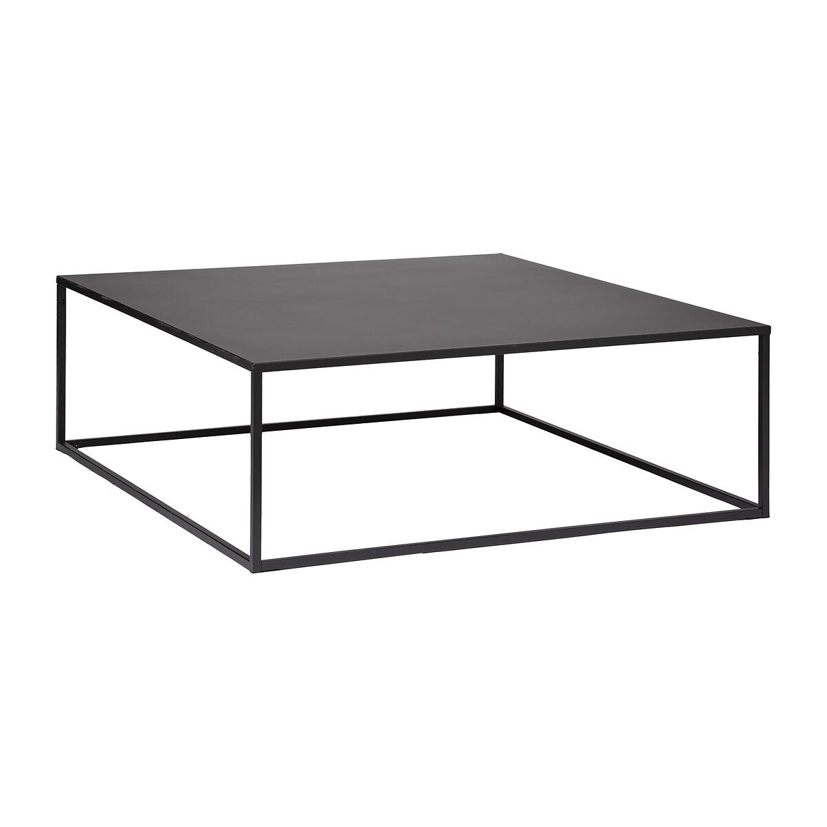 Mesa De Centro Em Metal Preto Gota