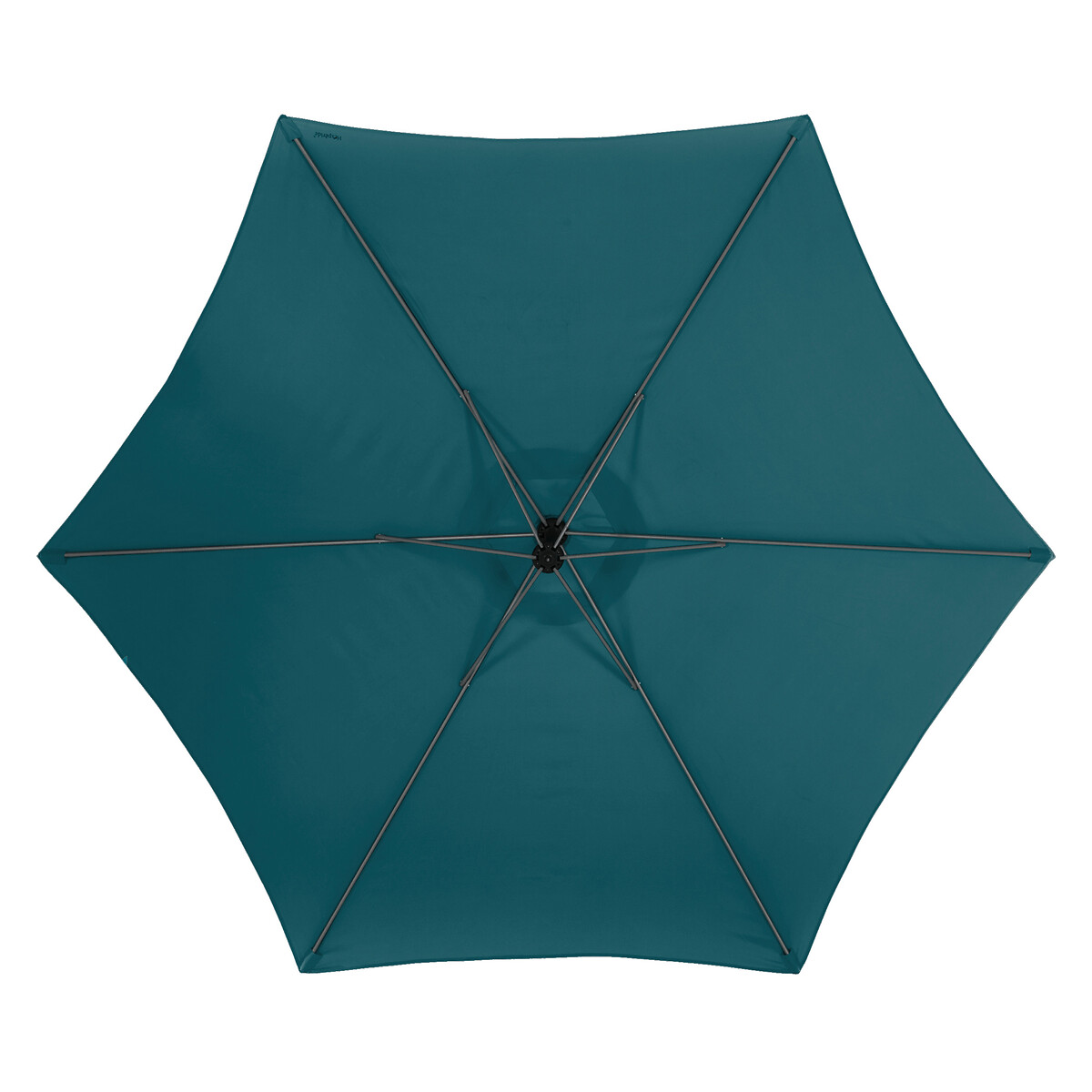Parasol MANOA exc&eacute;ntrico azul canard 3m