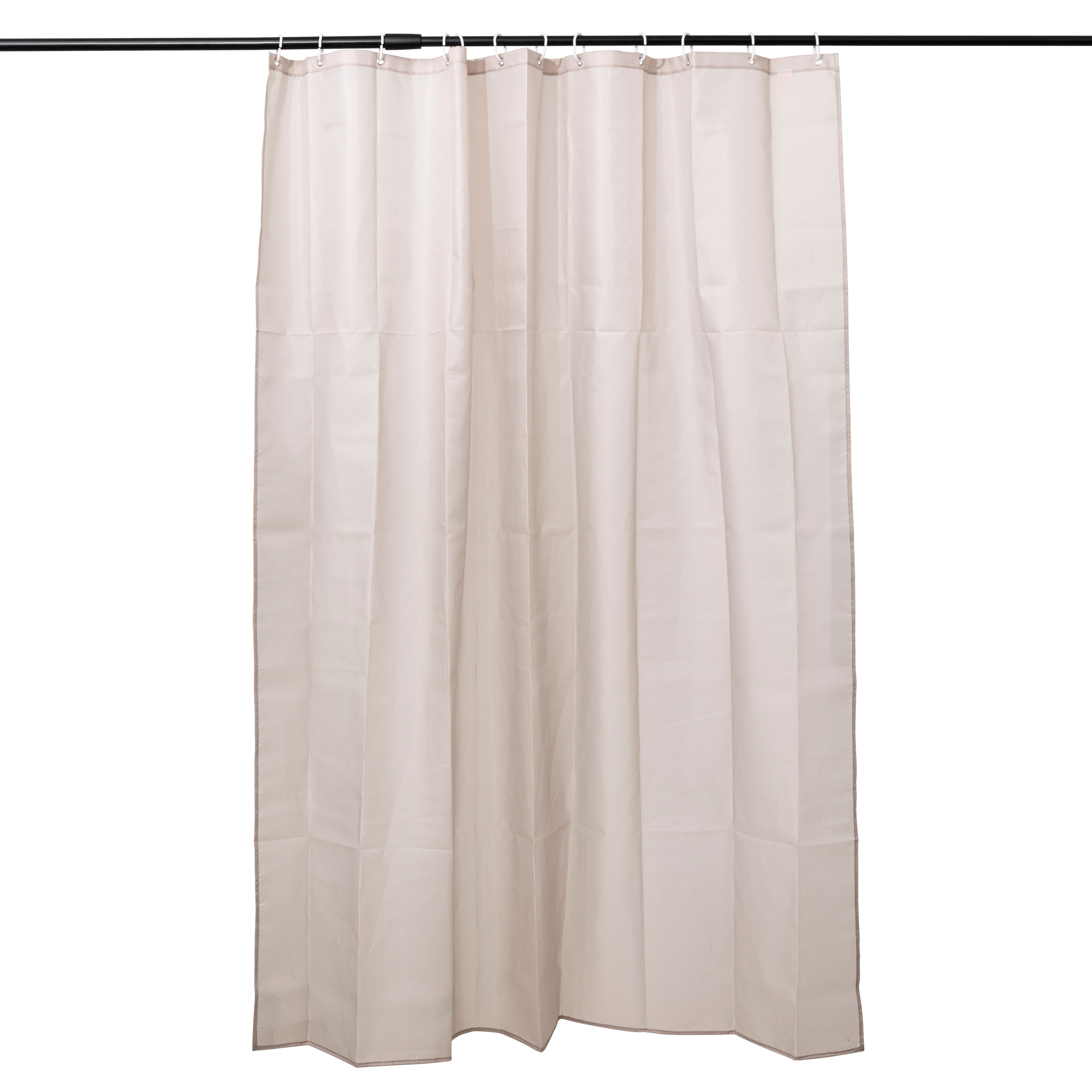 Cortina De Banho Cor Linho 180x200cm