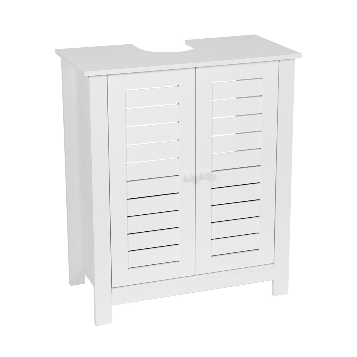 Armario bajo para lavabo SANTORIN blanco de mdf