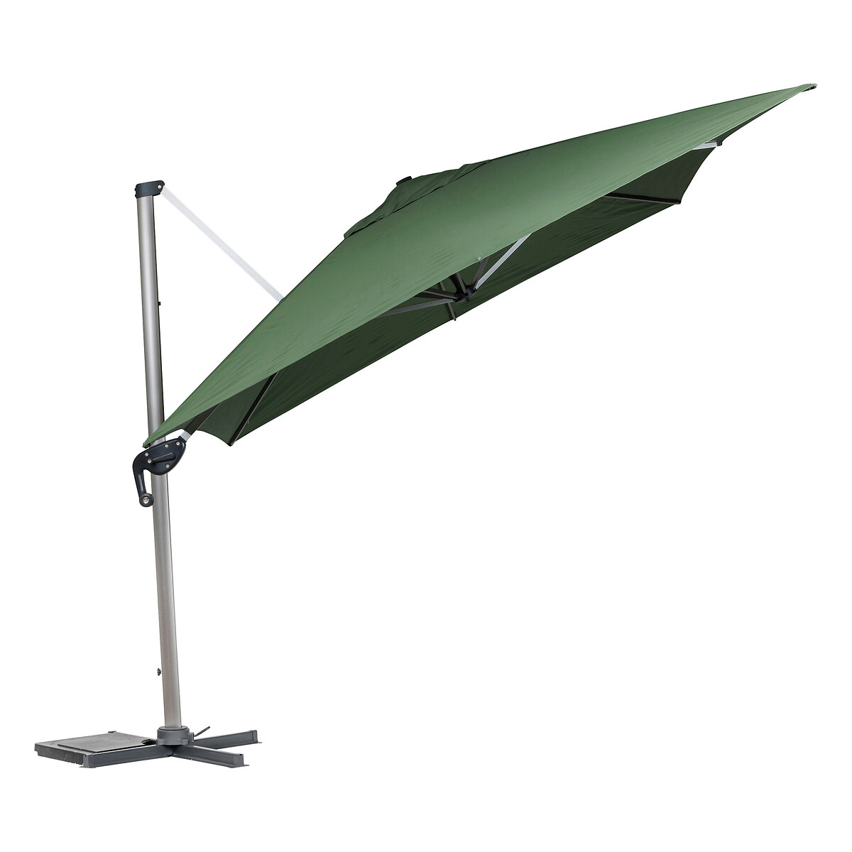 Parasol EQUADOR verde oliva adonizado 3x4m