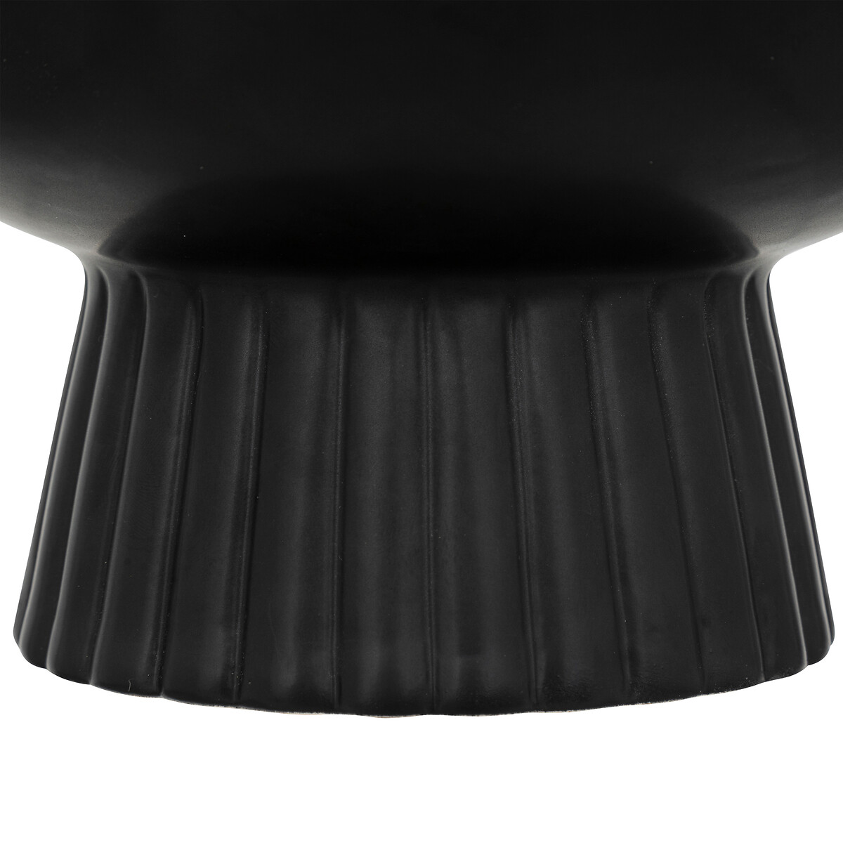 Ta&ccedil;a Olme Preta Em Cer&acirc;mica