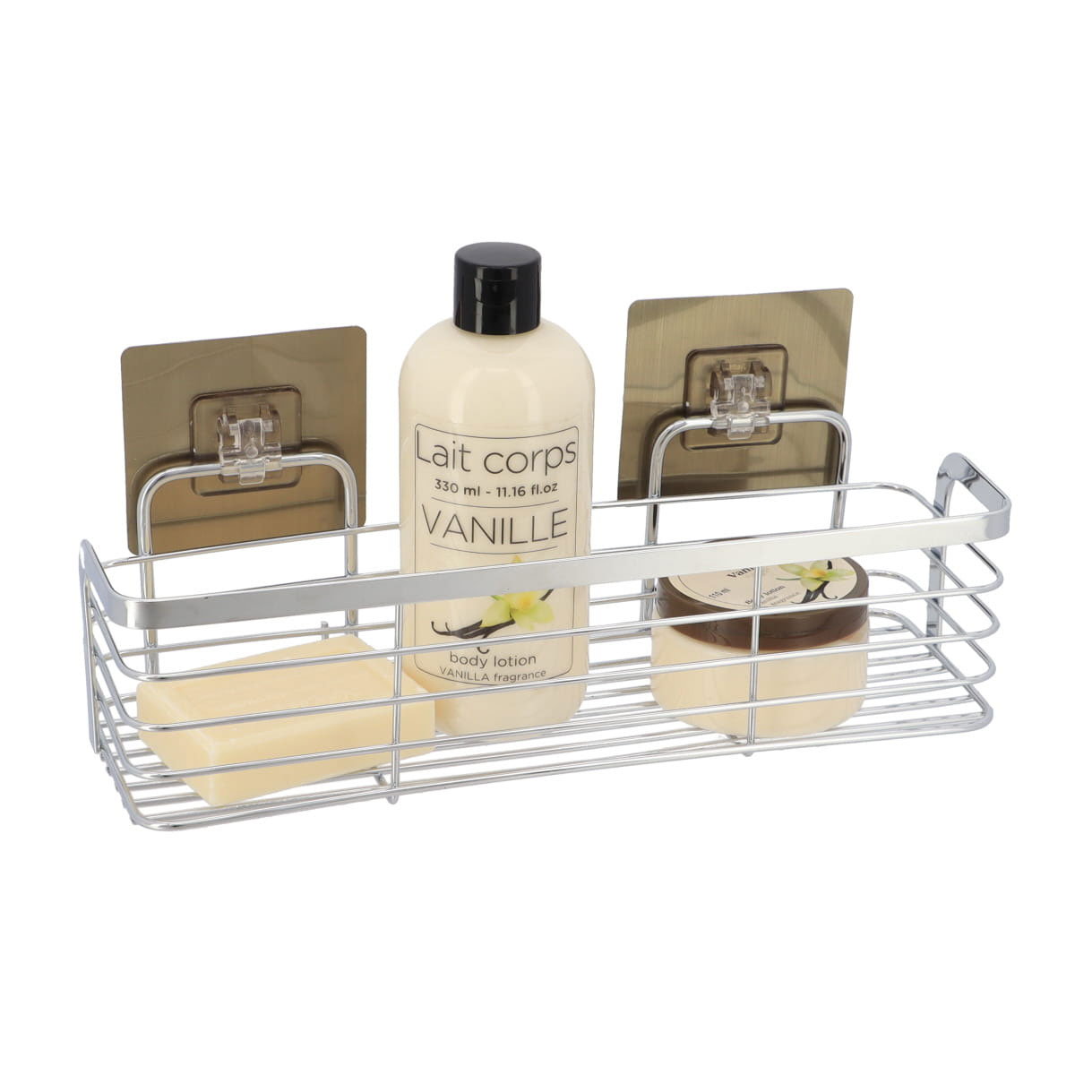 Soporte/Estante C/Adhesivo Y Ventosas