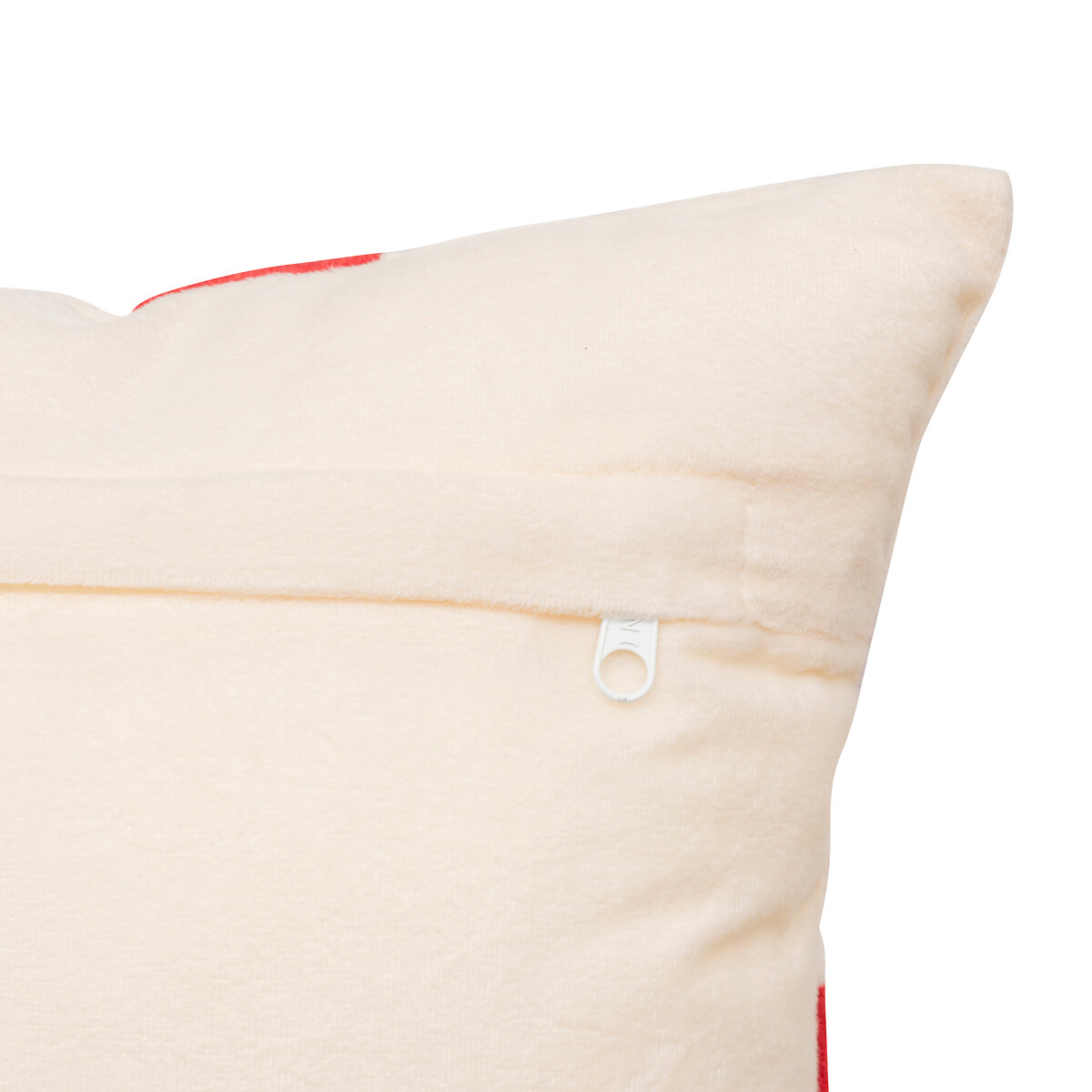 Almohada decorativa con lazo beige 30x50cm