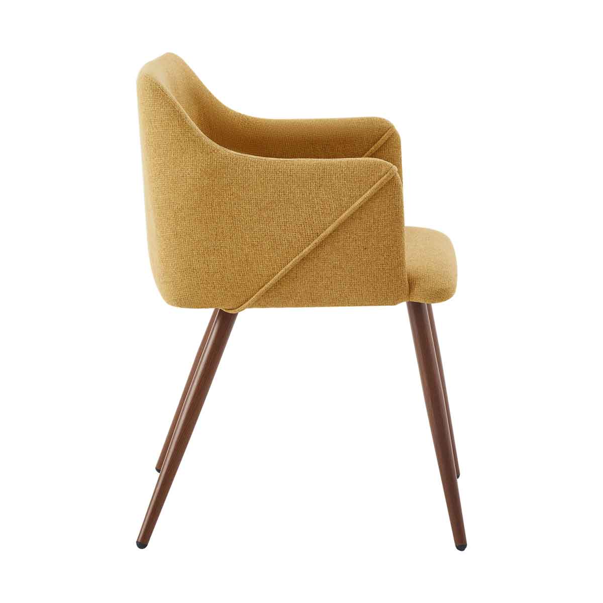 Sill&oacute;n ALDRIDGE de tejido amarillo