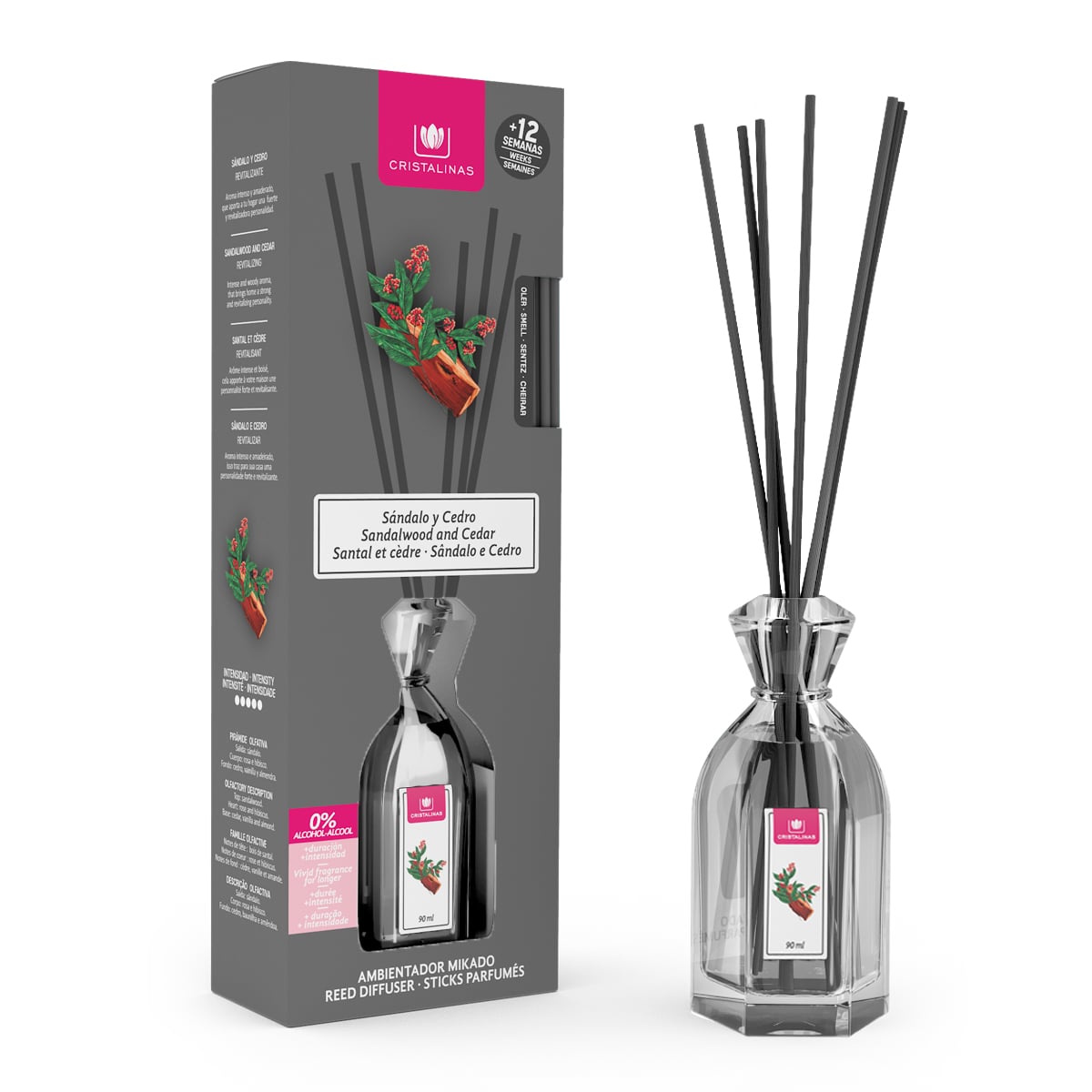 Ambientador mikado 90ml s&aacute;ndalo y cedro