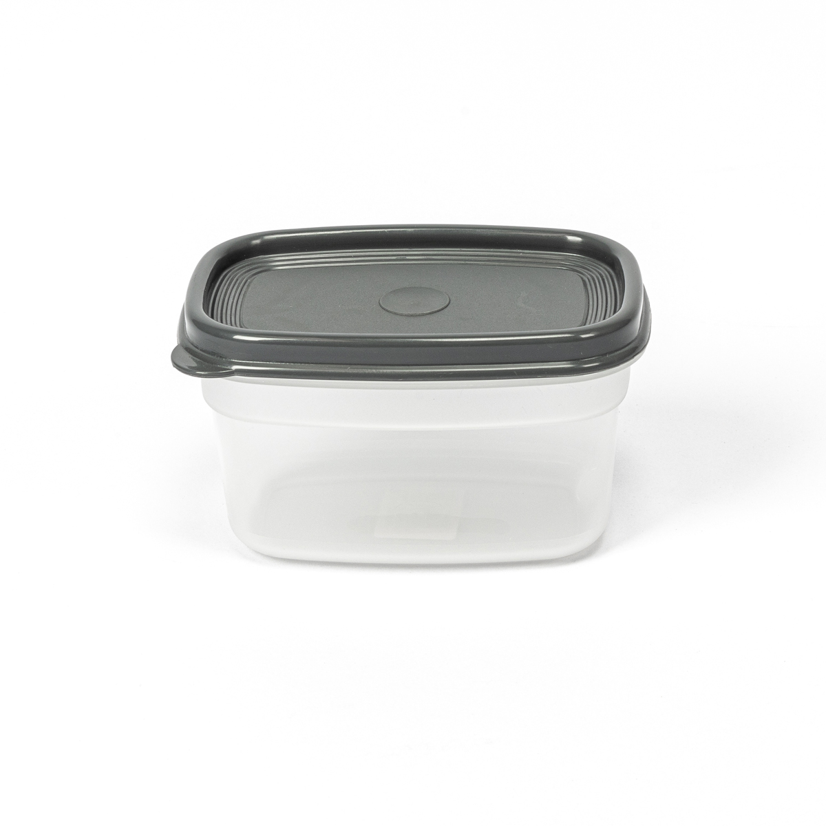 Recipiente Rectangular Gris 0.5L