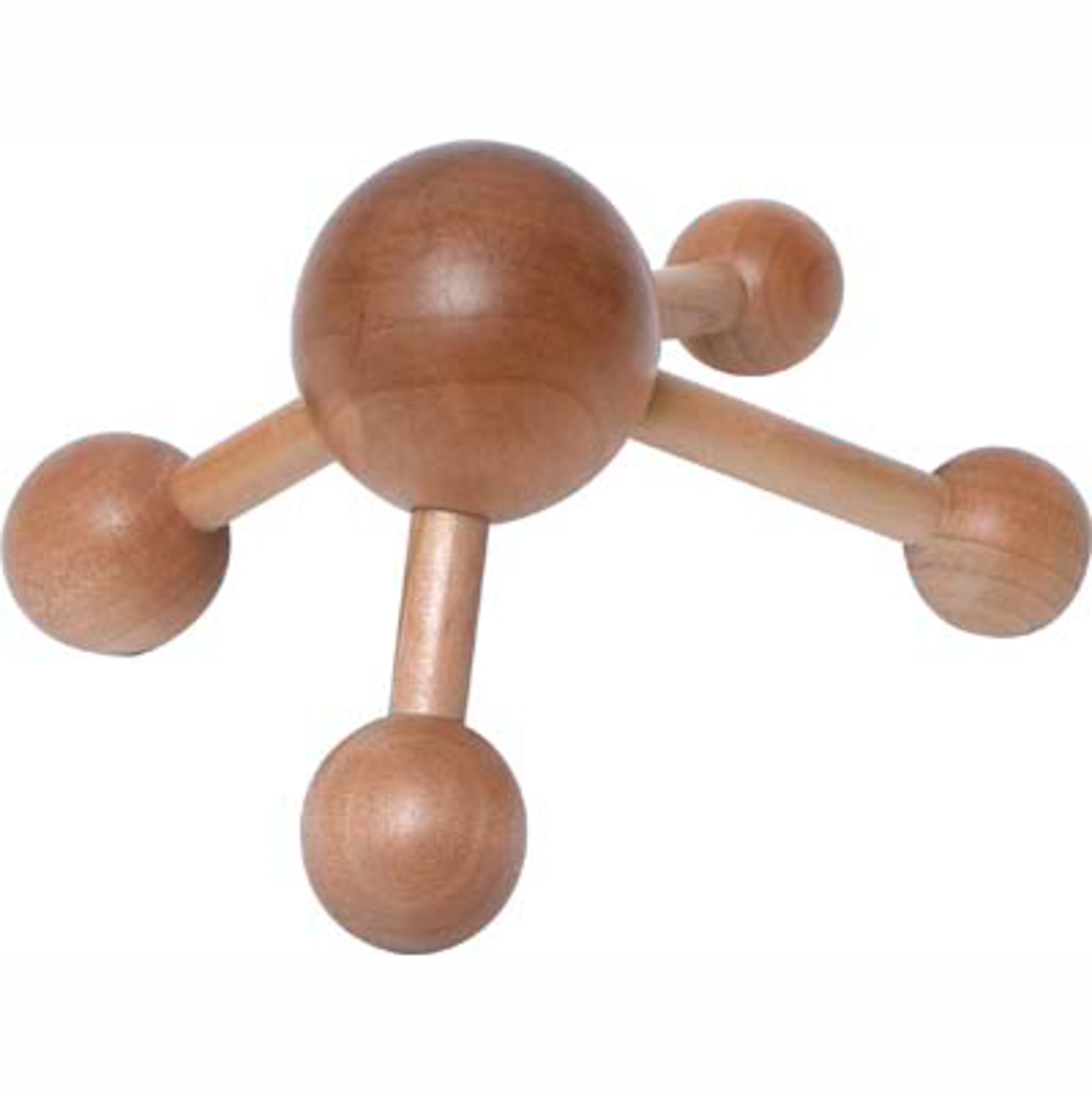 Masajeador De Mano De Madera Natural